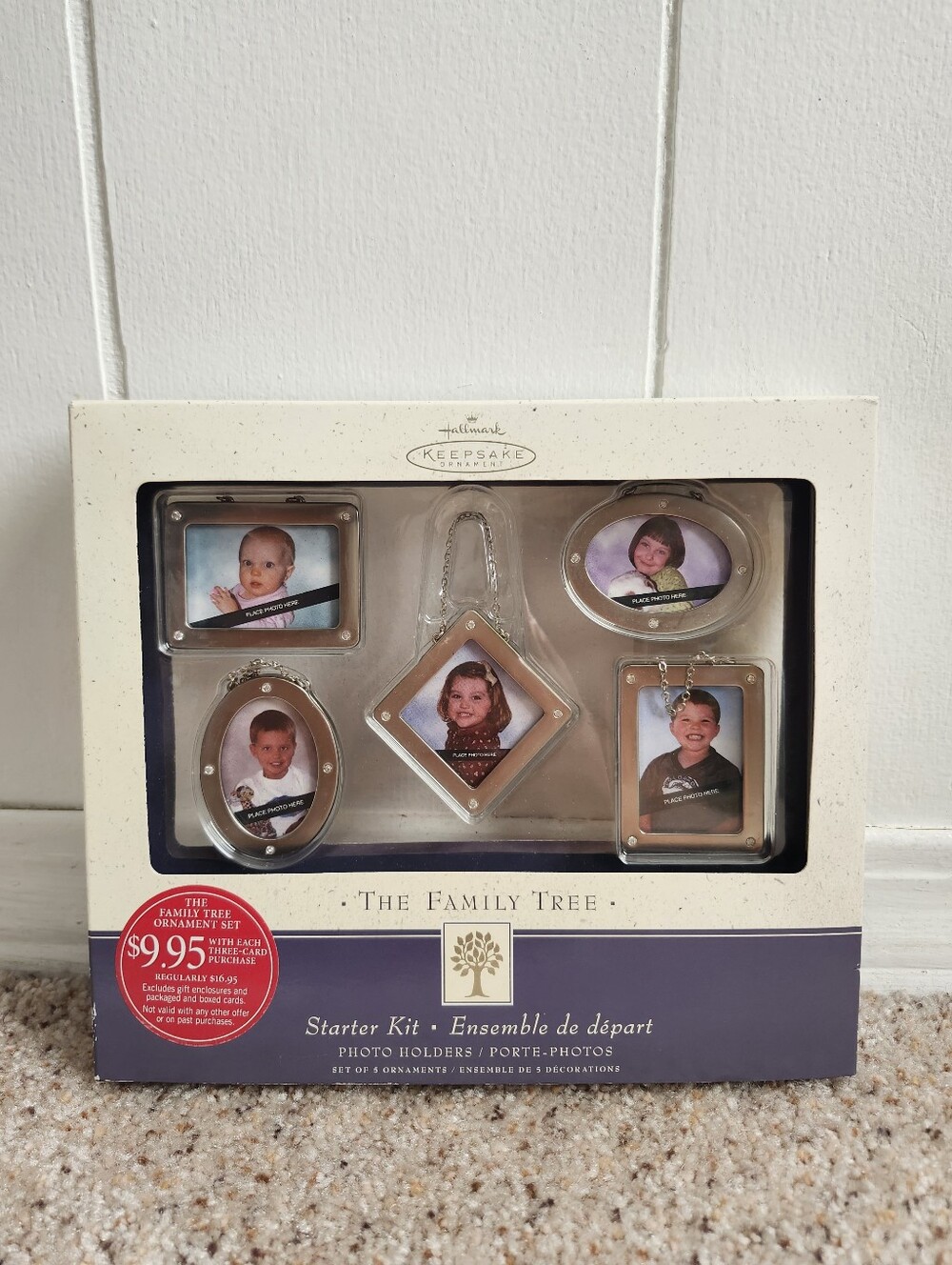 Hallmark Family Tree Starter Kit - Metal Photo Holders